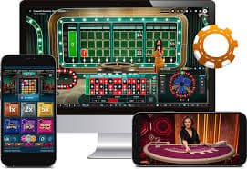 Pemain menikmati permainan kasino online dan live dealer di wslot